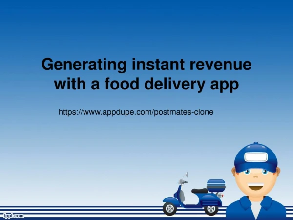 On-demand delivery app development - Postmates like delivery service app