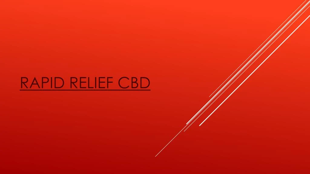rapid relief cbd
