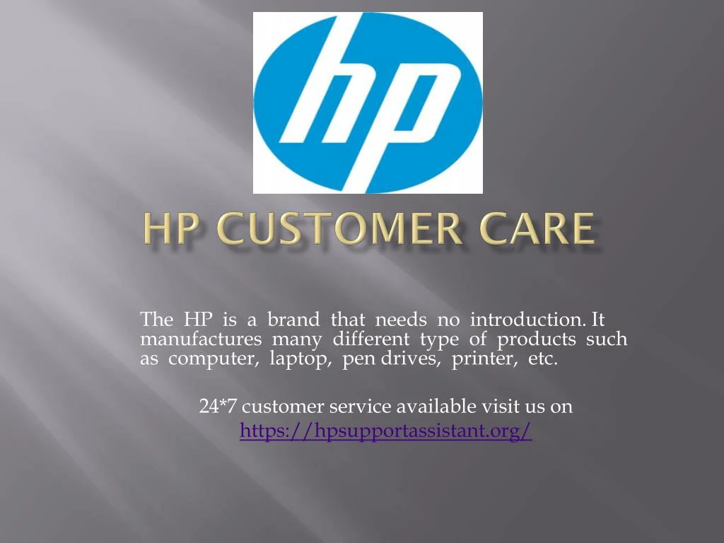 hp customer care