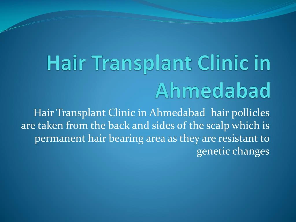 hair transplant clinic in ahmedabad