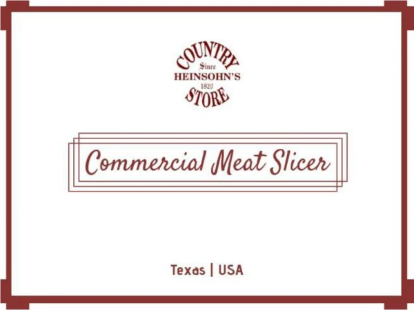 Best commercial meat slicer on sale|USA