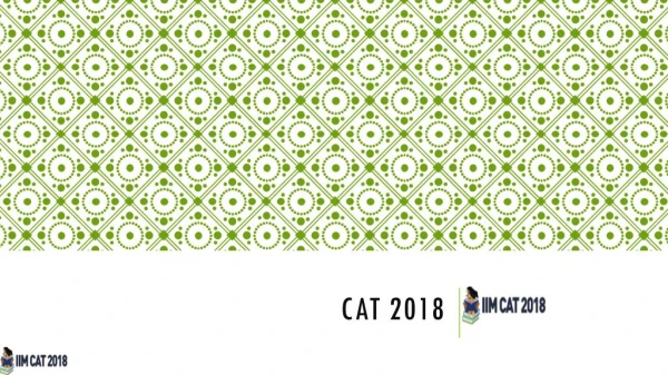 CAT 2018