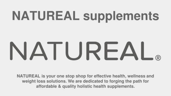 natureal supplements