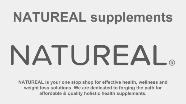 natureal supplements