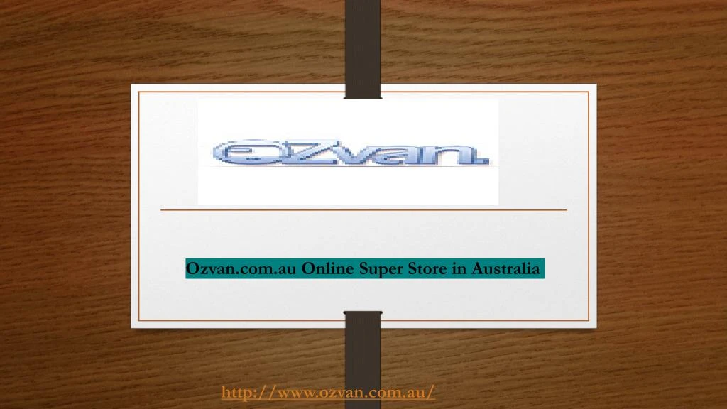 ozvan com au online super store in australia