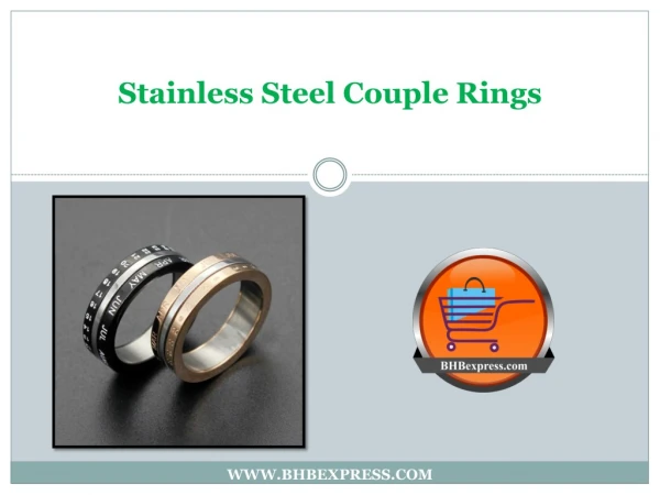Stainless Steel Couple Rings - BHBexpress.com