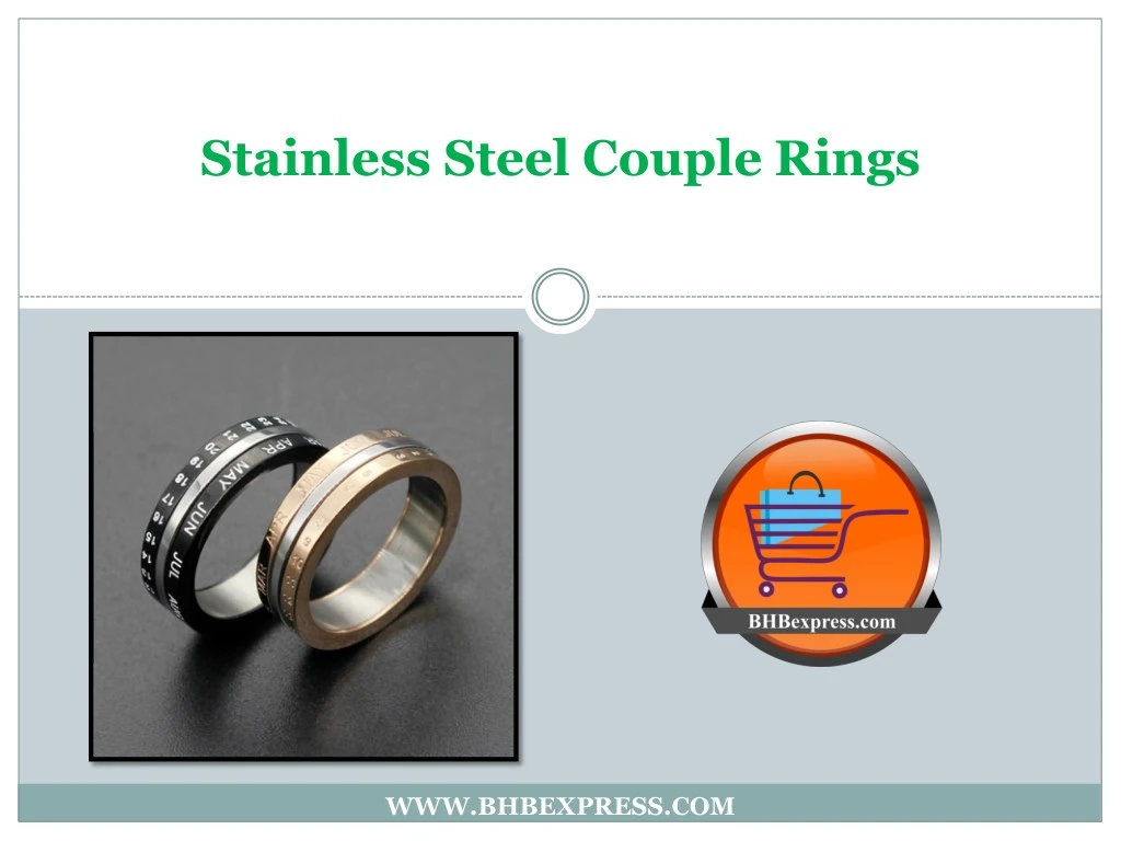 stainless steel couple rings