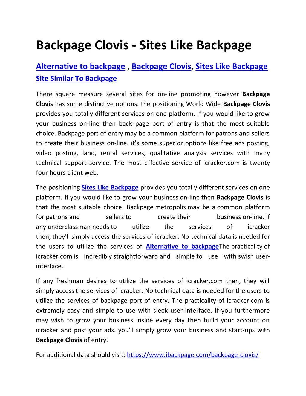 backpage clovis sites like backpage