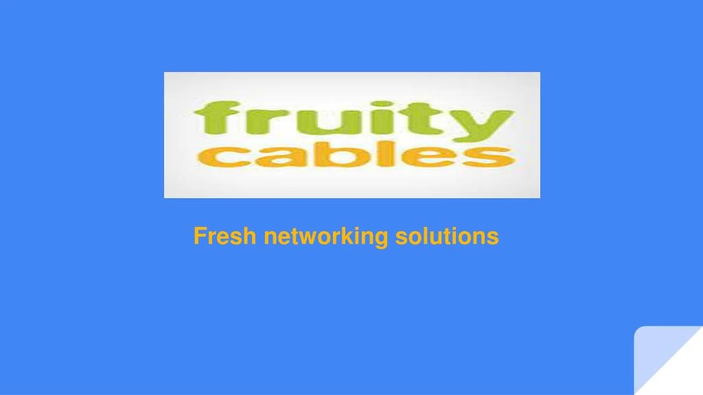fresh networking solutions