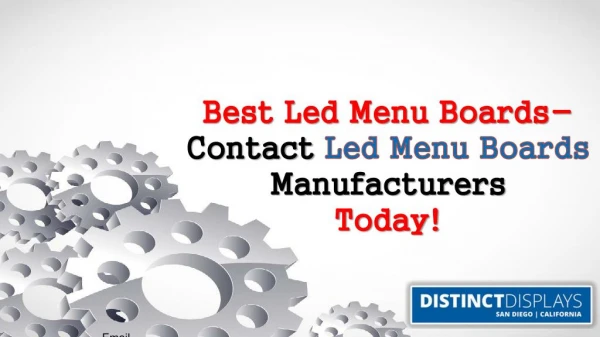 Contact Best Led Menu Board Manufacturers| Buy Amazing Led Menu Boards Today!