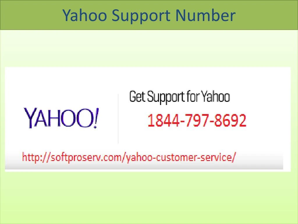 yahoo support number
