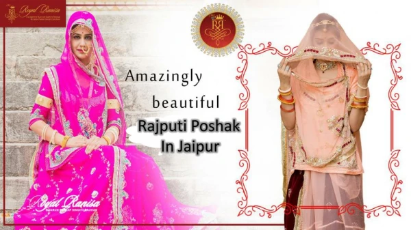 Amazingly beautiful rajputi poshak in jaipur