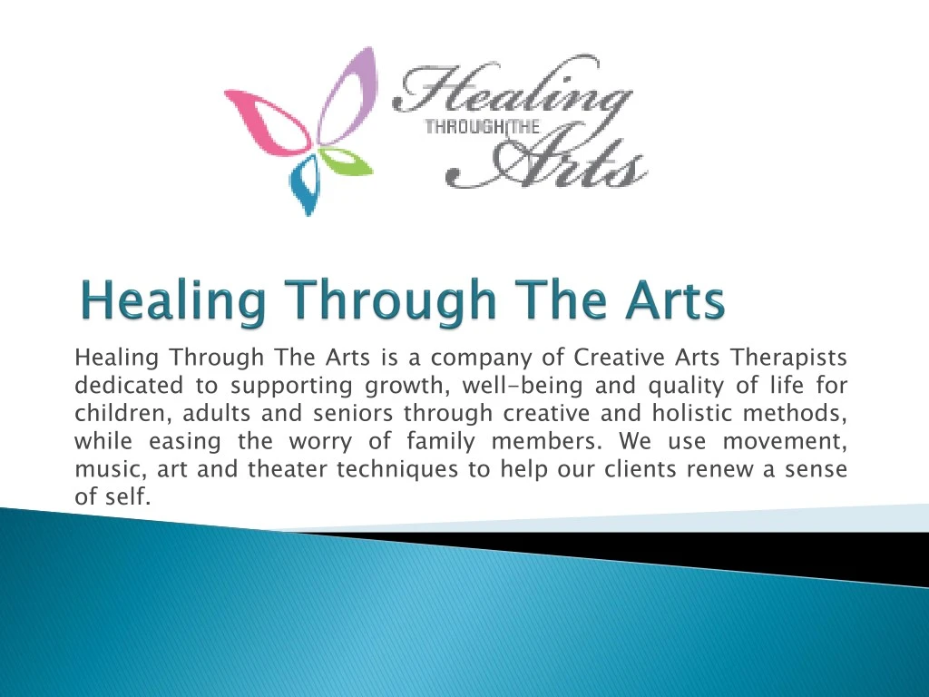healing through the arts is a company of creative