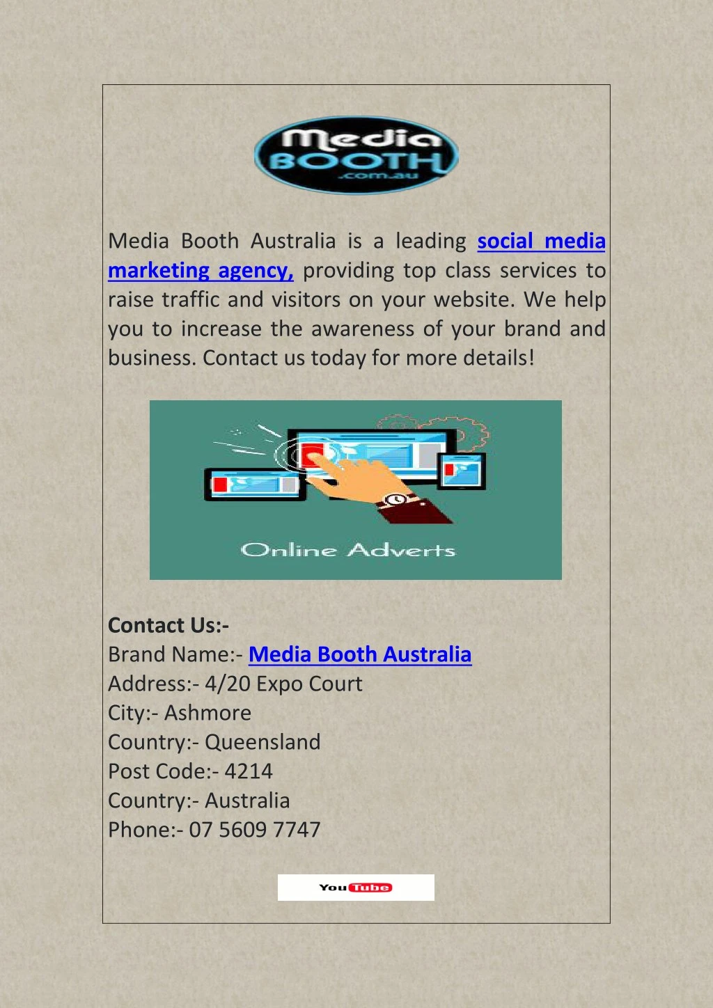 media booth australia is a leading social media