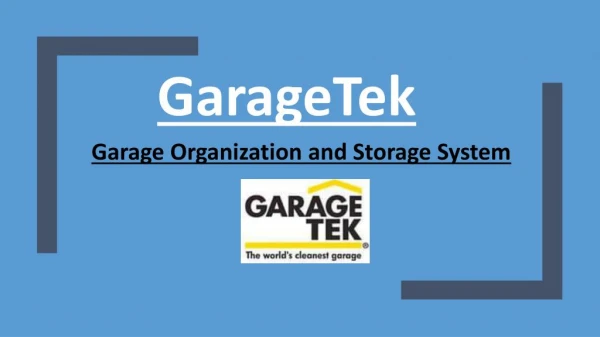 Get Best Garage Cabinets And Garage Shelving | GarageTek