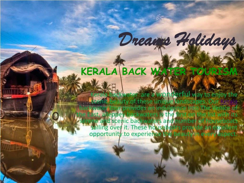 kerala back water tourism
