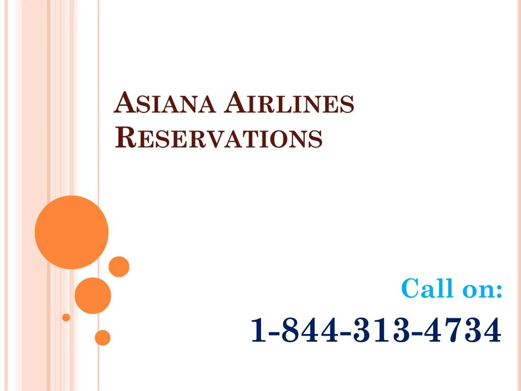 asiana airlines reservations