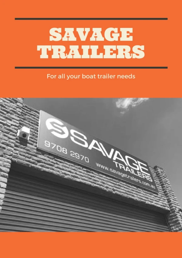 Tips and Suggestions for Boat Trailer Maintenance