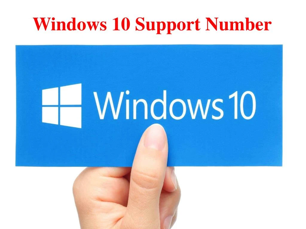 windows 10 support number