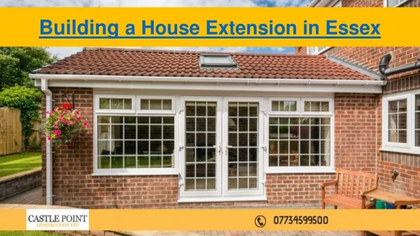 Building a House Extension in Essex