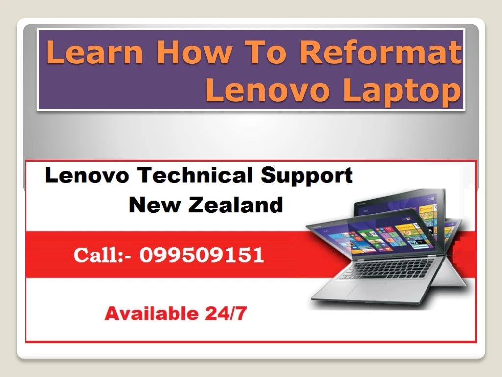 learn how to reformat lenovo laptop