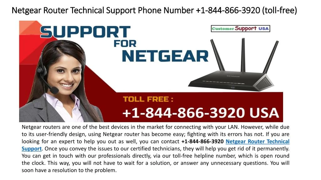 netgear router technical support phone number 1 844 866 3920 toll free