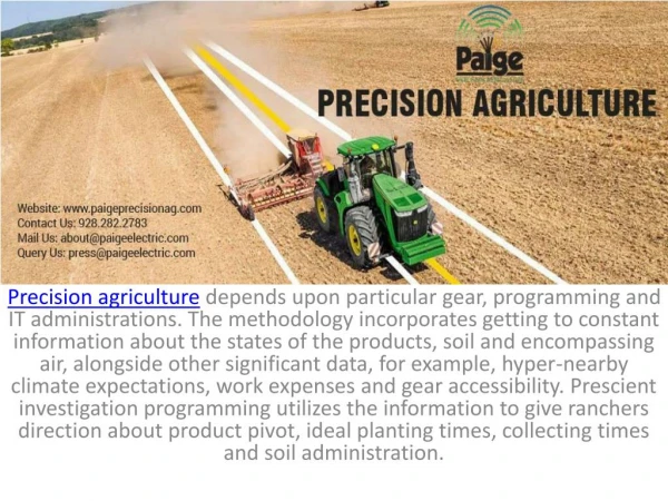 precision agriculture! New technology of agriculture.