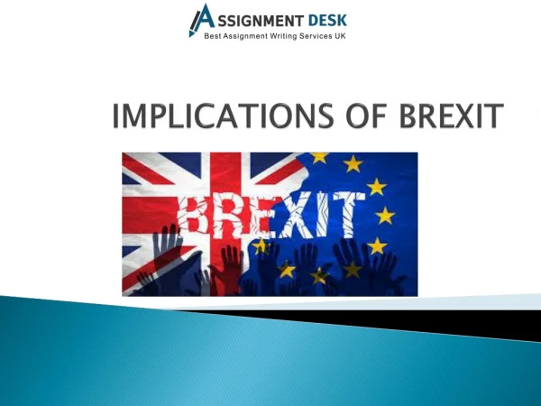 Brief Details About Impact of Brexit in UK