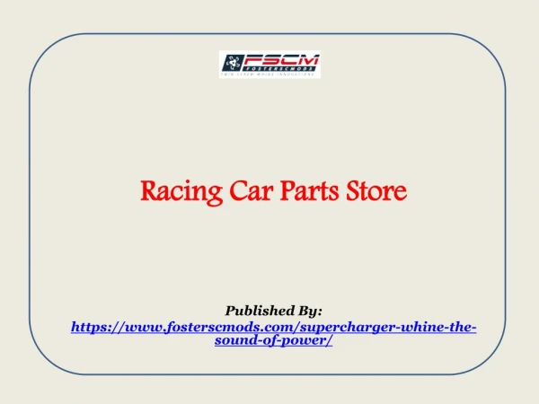 Racing Car Parts Store