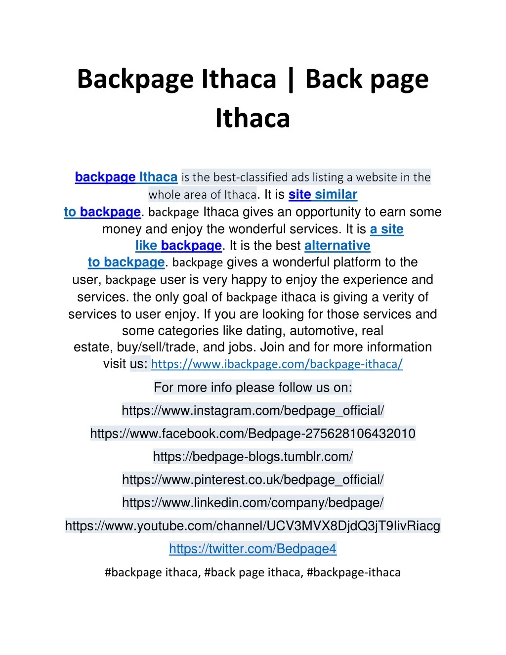 backpage ithaca back page ithaca