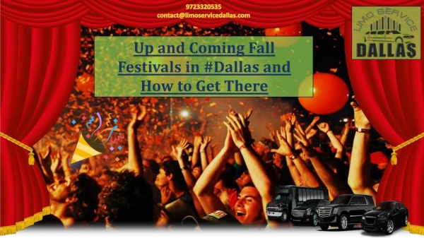 Up and Coming Fall Festivals in Dallas and How to Get There