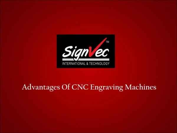 CNC Engraving Machines