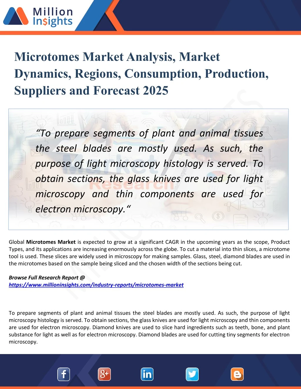 microtomes market analysis market dynamics
