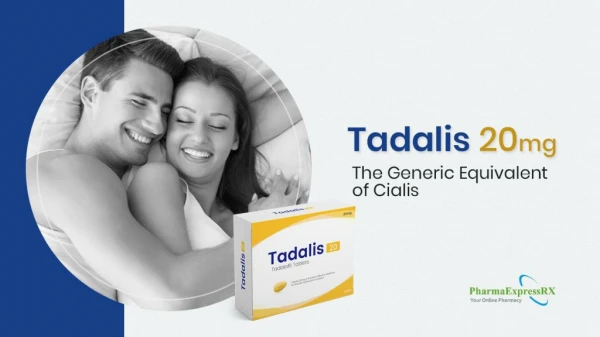 Tadalis 20mg -The generic equivalent of Cialis