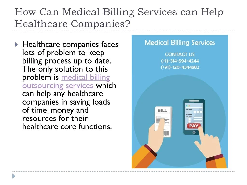 how can medical billing services can help healthcare companies