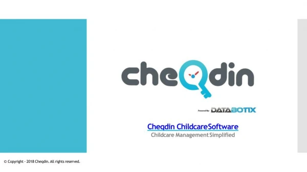 Cheqdin Childcare Software