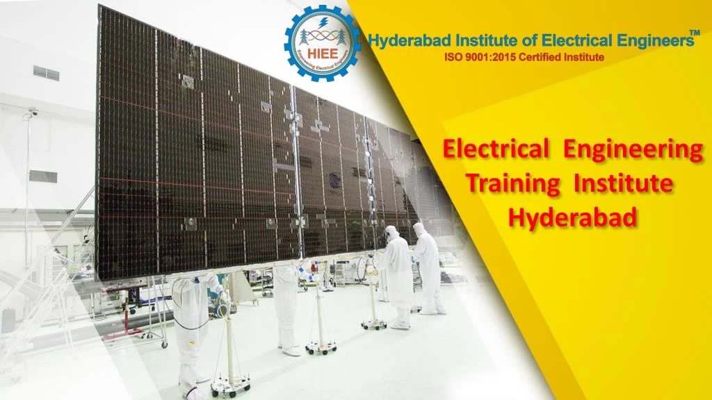 electrical engineering training institute hyderabad