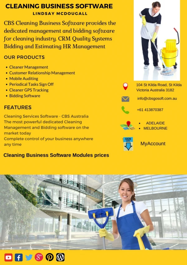 Cleaning Business Software