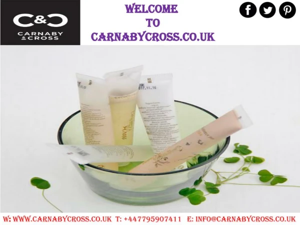 natural skin care at carnabycross.co.uk