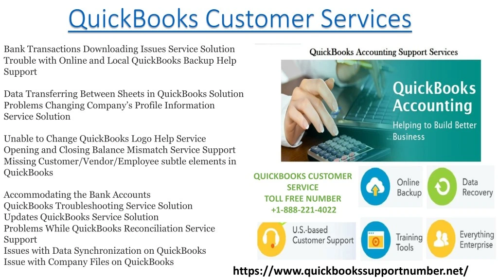 quickbooks customer services