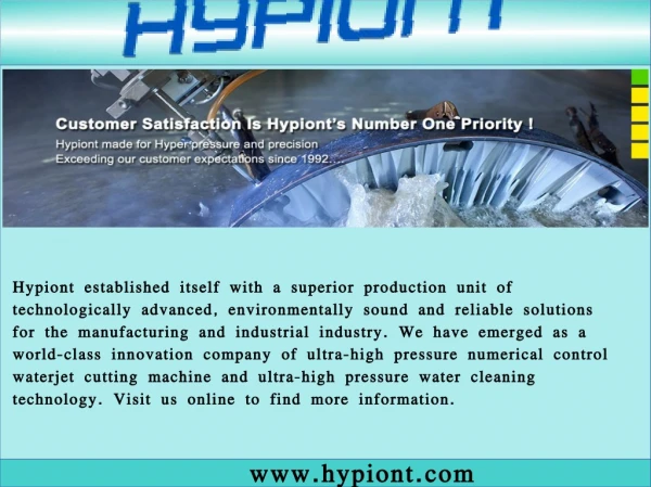 High Pressure Water Jet Cleaning Machine