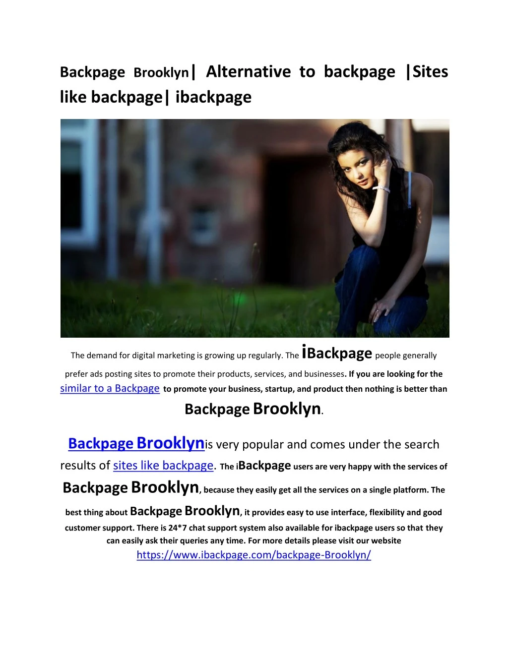 backpage brooklyn alternative to backpage sites