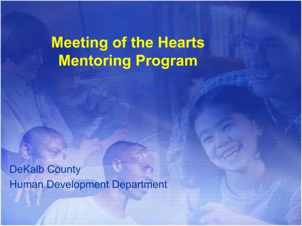Meeting of the Hearts Mentoring Program
