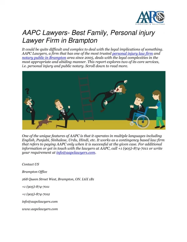 Aapc lawyers best family, personal injury