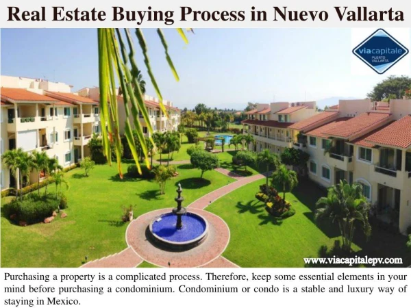 Real Estate Buying Process in Nuevo Vallarta