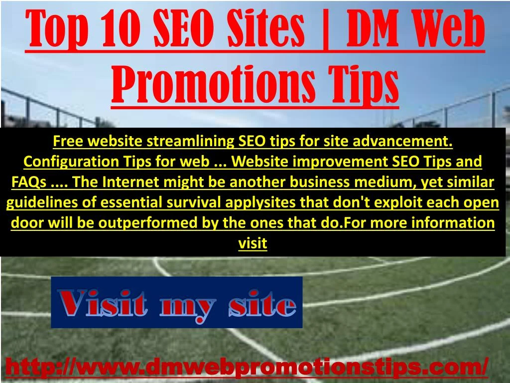 free website streamlining seo tips for site