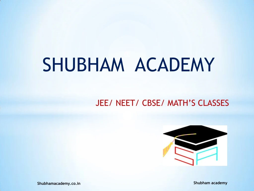 shubham academy