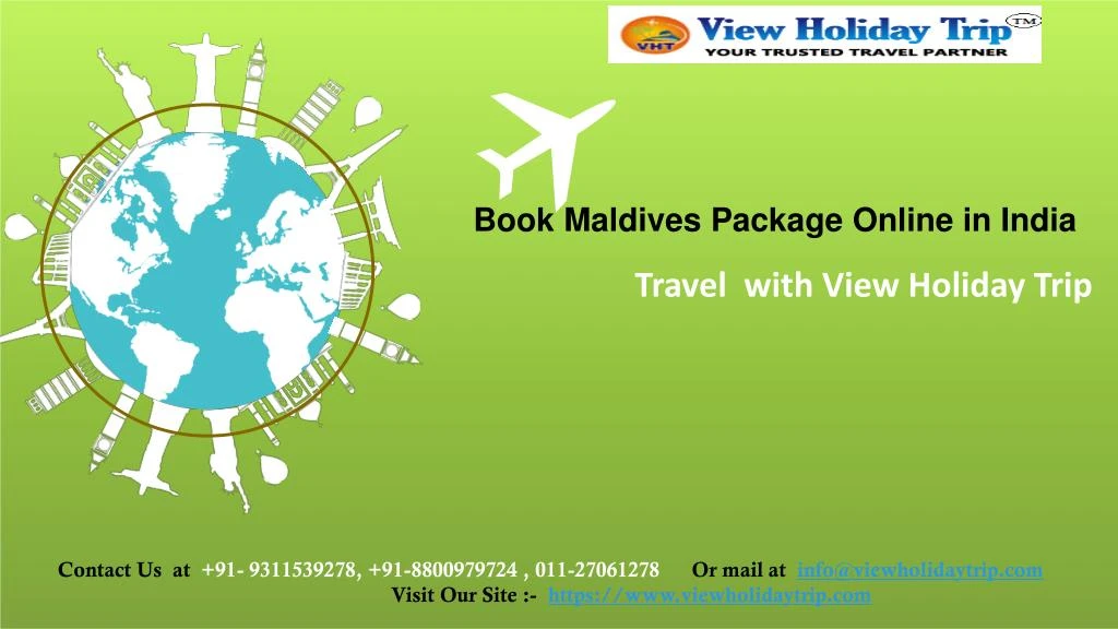 book maldives package online in india