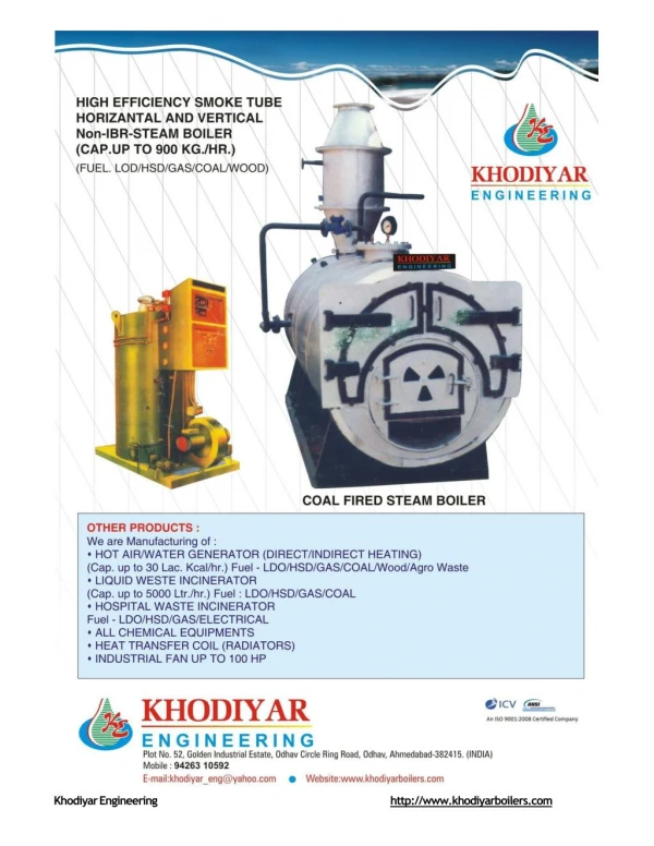 Hot water generator manufacturer