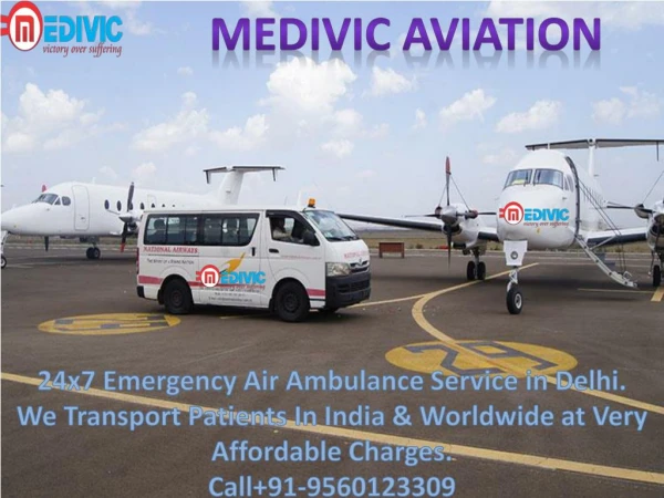 Experienced Medical Crew with Private Ambulance Flights Service in Delhi